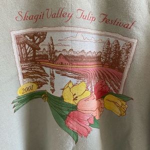2001 Skagit Valley tulip festival Sweatshirt